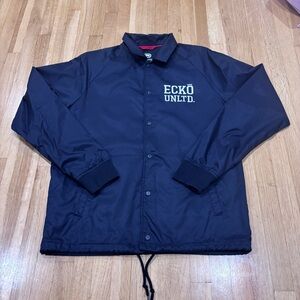 Ecko Unlimited Men's Dark Jacket with Logo